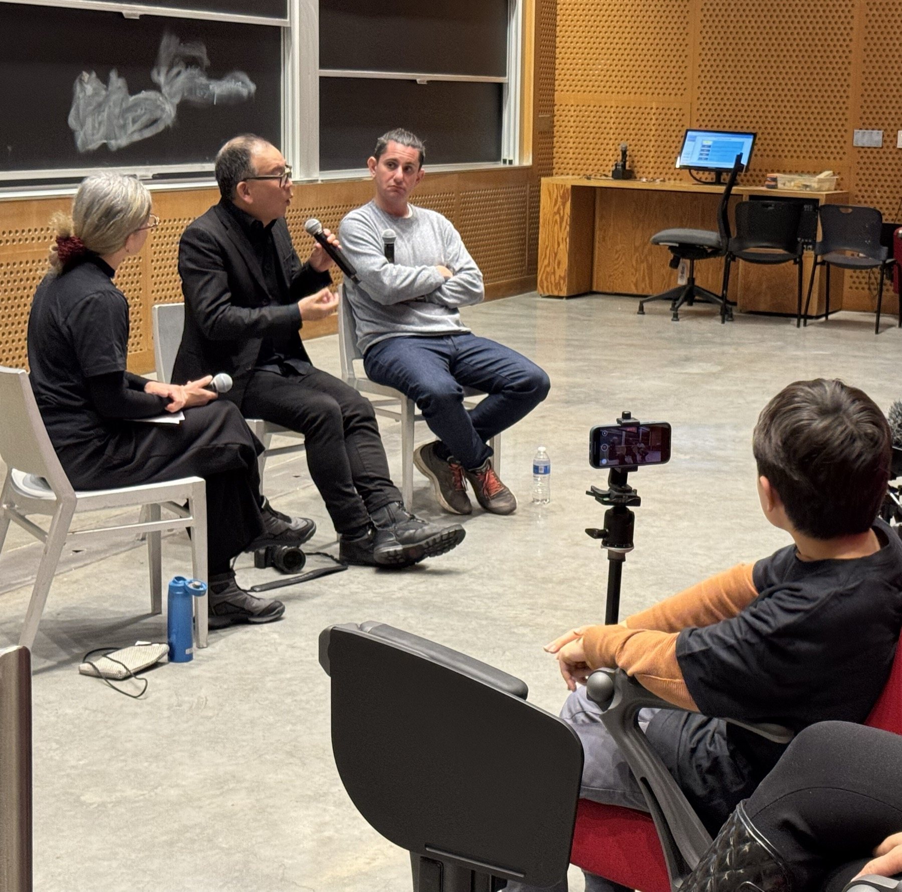 A post-screening conversation at Boston Japan Film Festival.